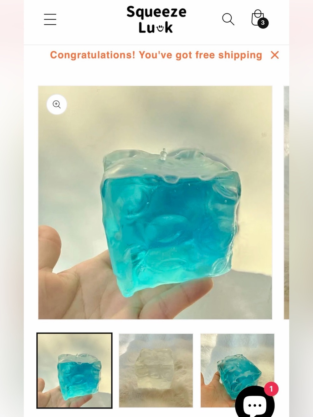 Squeezeluck Blue Cheese Squishy